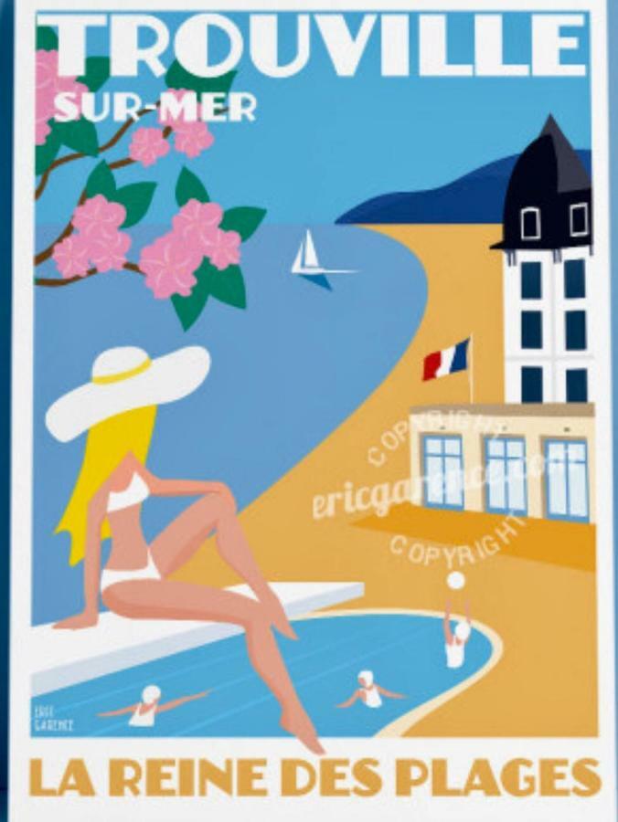 Villa Cote-Fleurie Trouville-sur-Mer Bagian luar foto